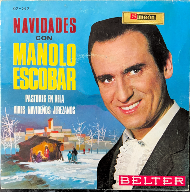Portada NAVIDADES CON MANOLO ESCOBAR